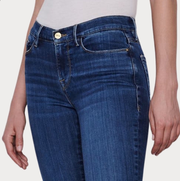 FRAME Le Skinny de Jeanne Denim Jeans in Lupine - Picture 1 of 16